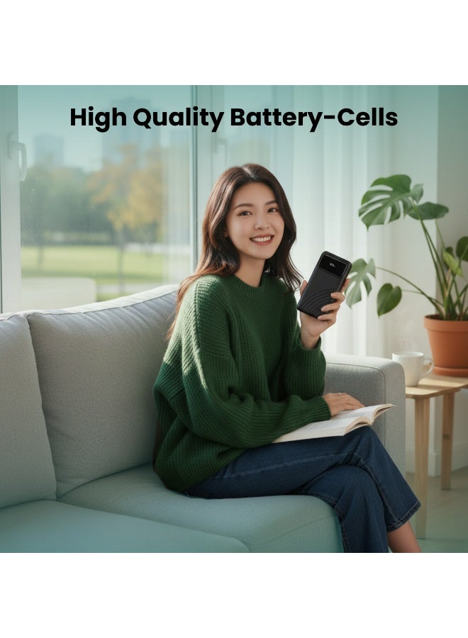 ليفور باور بانك ليفوري بسعة 20000 مللي أمبير، شحن سريع، مزود بـ 4 منافذ إخراج وشاشة عرض رقمية - Image 5